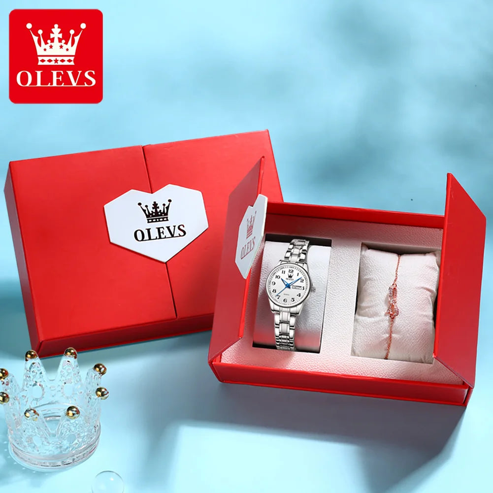 Olevs 5567 Women's Quartz Watches Simple Elegant.