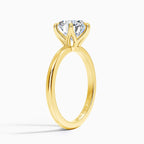 Sdoou echtes Gold 14K 6 Krappen runder 1-3ct Moissanit