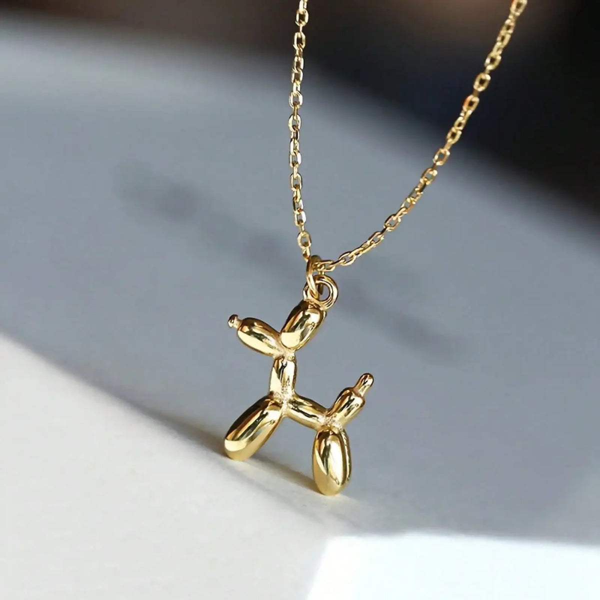 Ladies Fashion New Simple Hip Hop Balloon Dog Pendant - United States / SW-1389