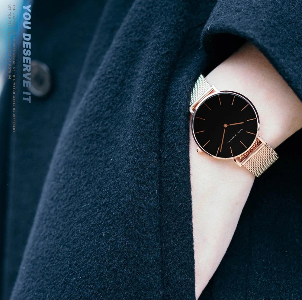 2023 New Women Bracelet Watch 1 Set Japan Quartz.