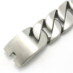 Grand Bracelet pour Homme, Acier Inoxydable 316L, Modèle Lourd et Tendance