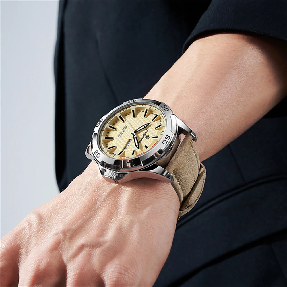 PAAZOMU Man Luxury Brand Watch Waterproof Luminous