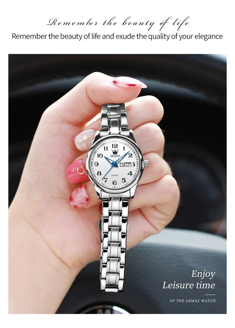 Olevs 5567 Women's Quartz Watches Simple Elegant.