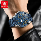 OLEVS Men's Luxury Chronograph Waterproof Watch