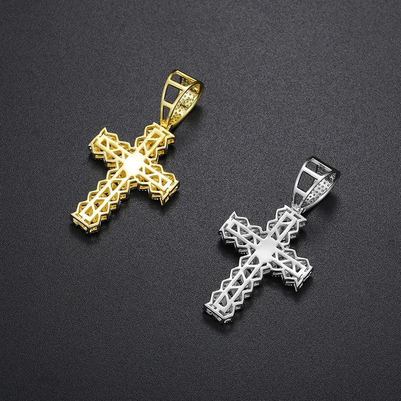 High Quality Unisex Classic Cross 14mm Cuban Link.