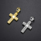 High Quality Unisex Classic Cross 14mm Cuban Link.