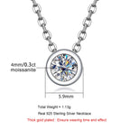 AnuJewel 4mm 0.3ct D Color Moissanite Round Brilliant