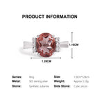 Bague simple en argent sterling 925, synthétique