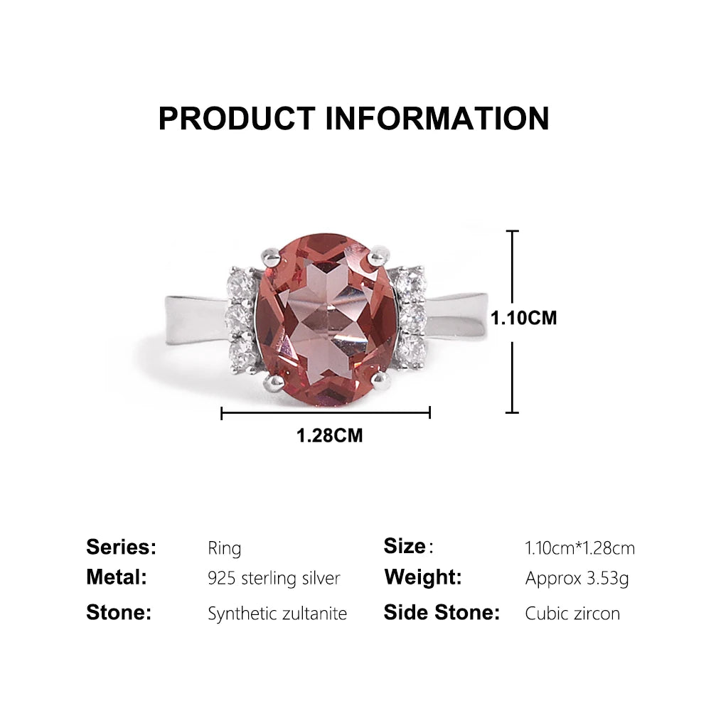 Simple design 925 Sterling silver ring  synthetic