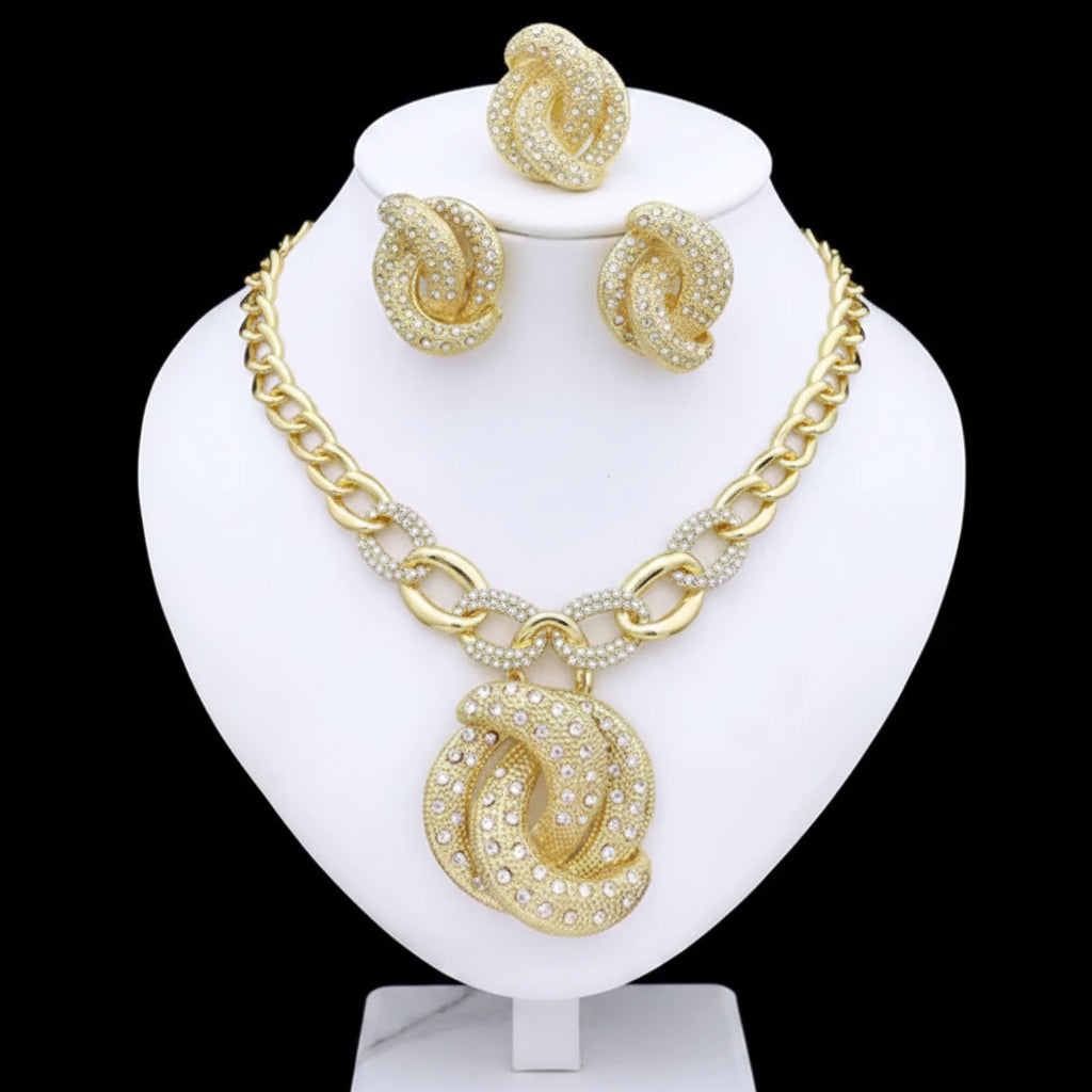 Dubai Nigeria Trending Jewelry Set For Women Luxury