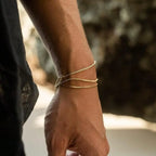 Dainty Gold/Silver Chain Bracelet Stack 14K Gold