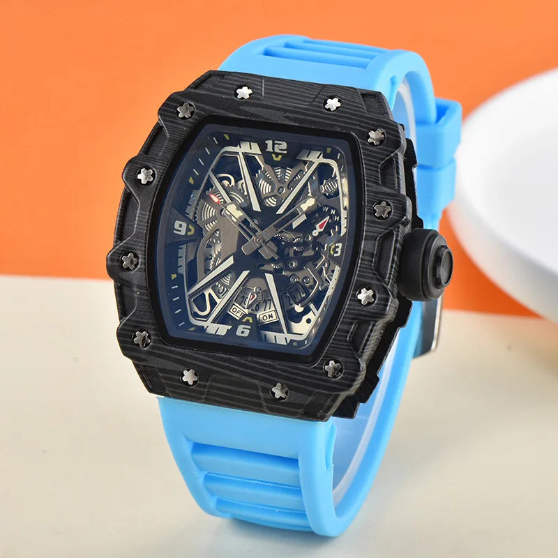 New, large dial men's quartz watch waterproof