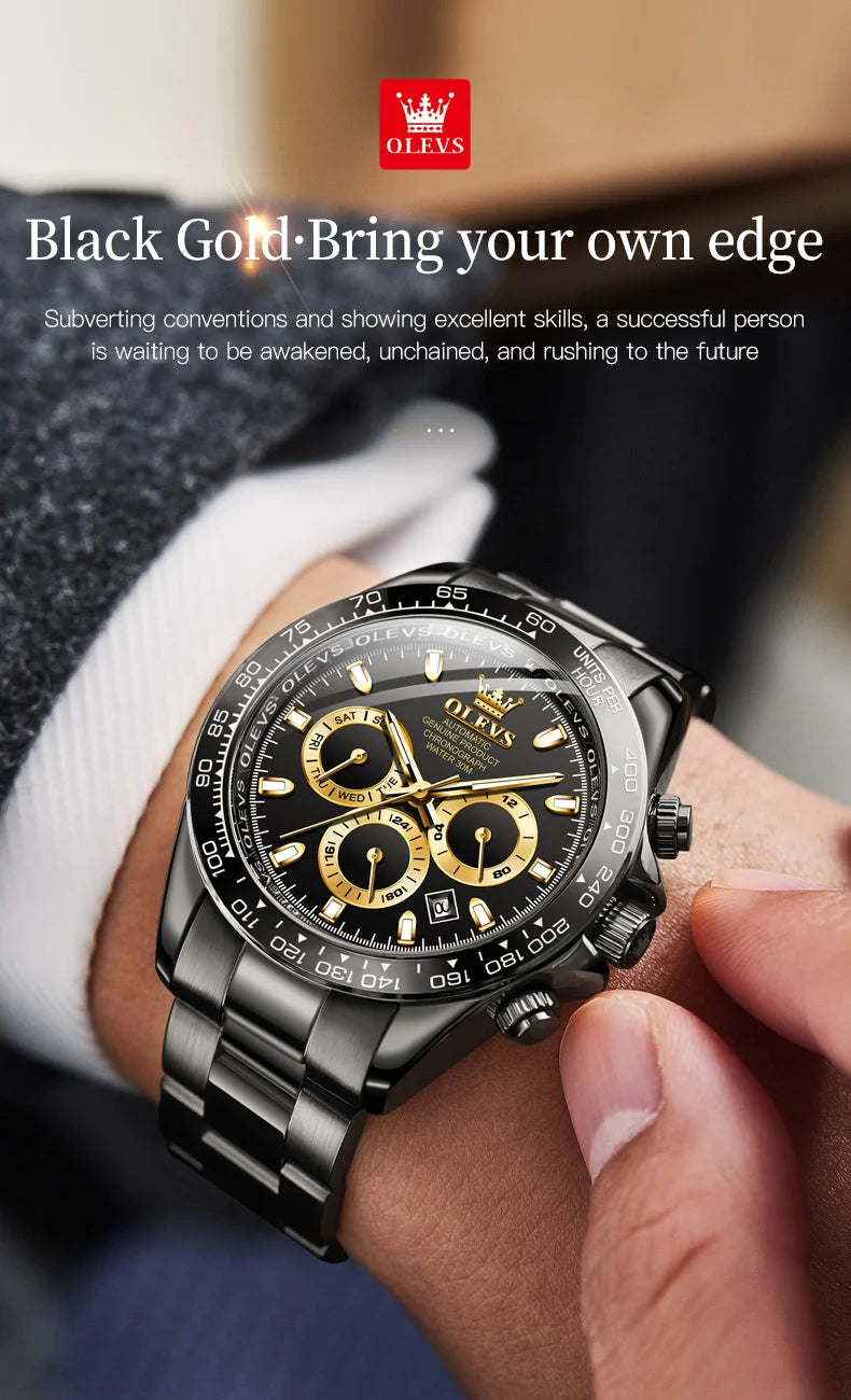 Olevs 6638 Fashion Men's Original Automatic Mechan
