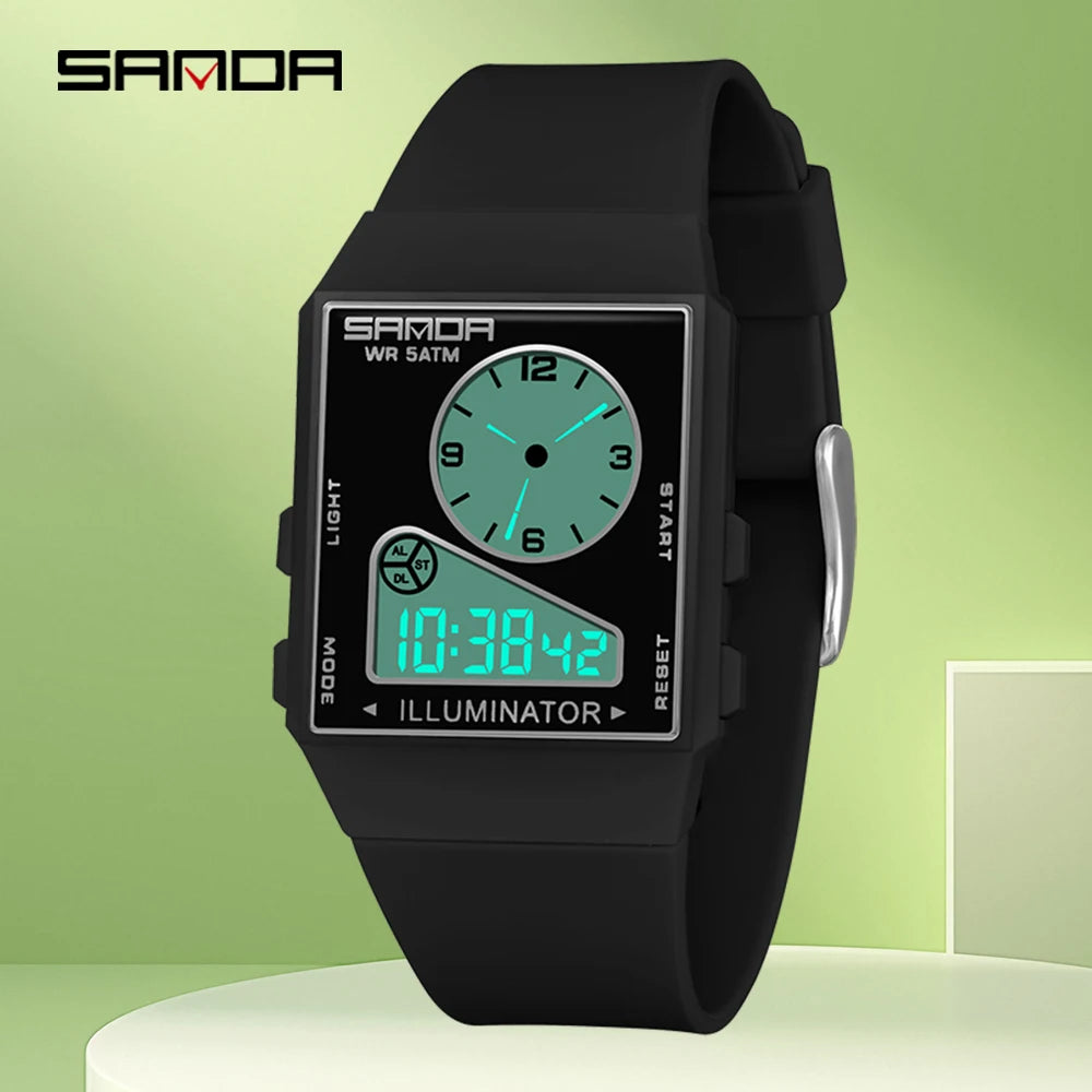Sanda 6338 Fashion 2026 New Dual Display Electroni