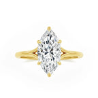 Moissanitring Silber 925 Sterling vergoldet