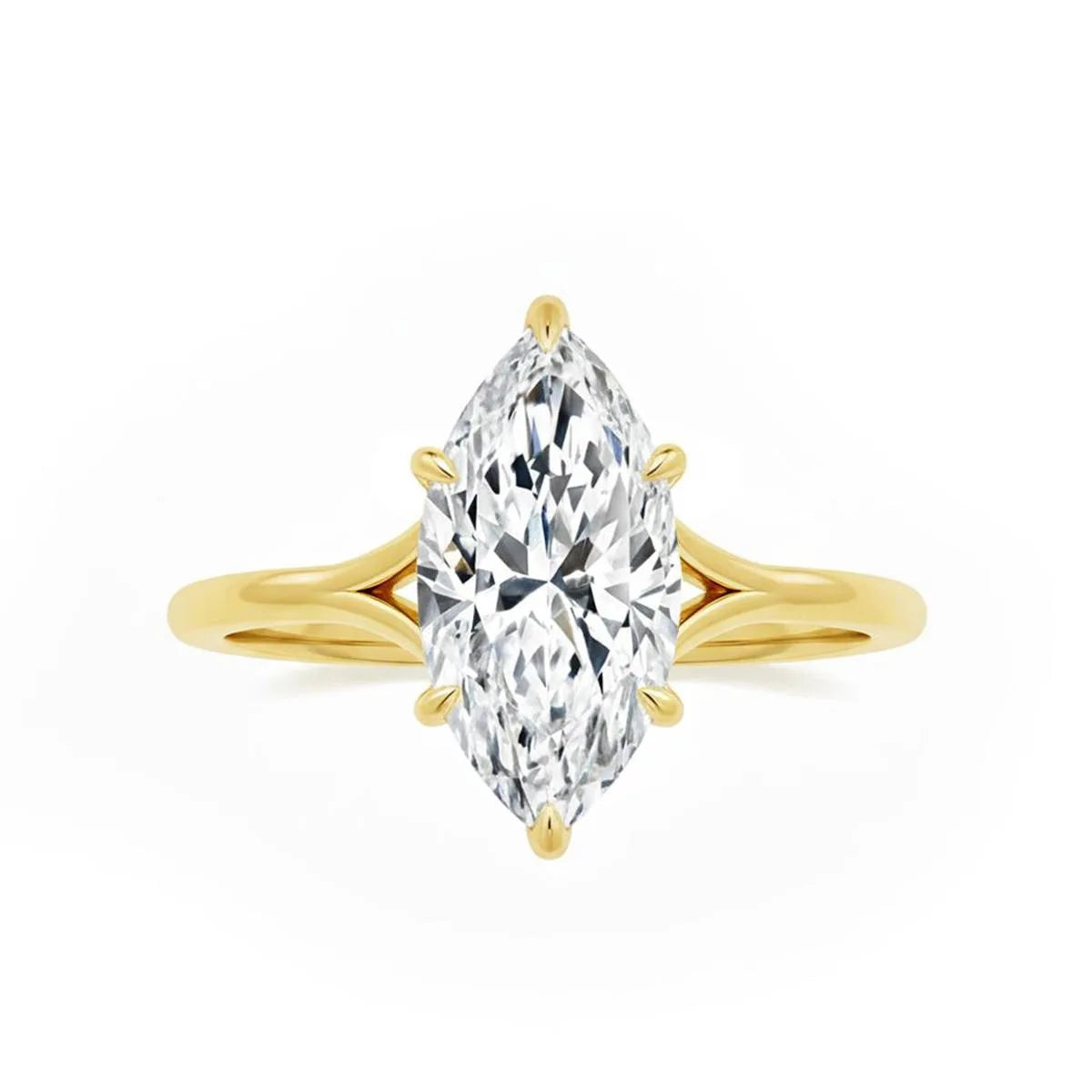 Moissanite Ring silver 925 sterling gold plated