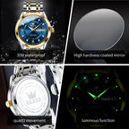 OLEVS 5513 Mens Watch Original Fashion Brand Quartz