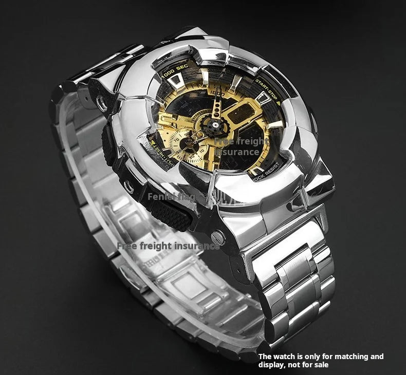 Quick Metal Modified watchband Case Suit For Casio.