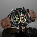 NAVIFORCE Digital Men Military Watch Waterproof