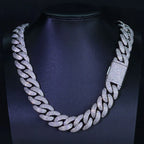 Bling Zircon Cuban Link Chain for Men Iced out.