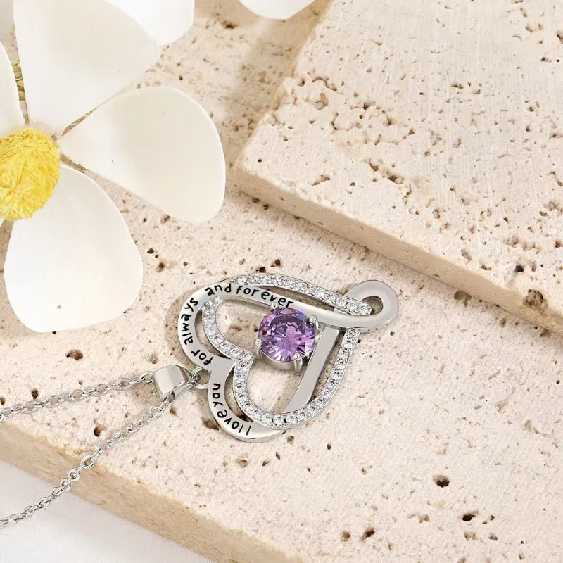 Elegant Style Heart shaped Pendant Necklace Hollow - YA3375-4 / United States