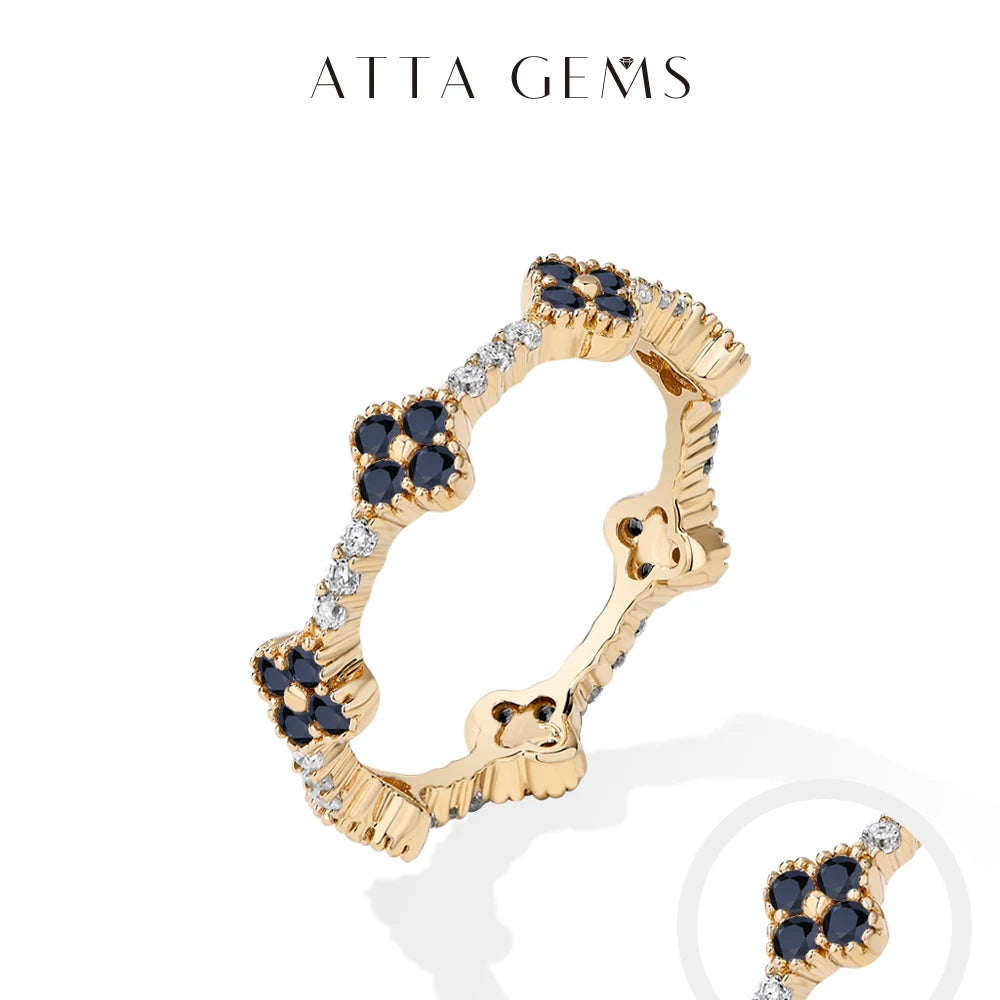 Attagems Eternity Dvvs1 Moissanite Ring for Women.