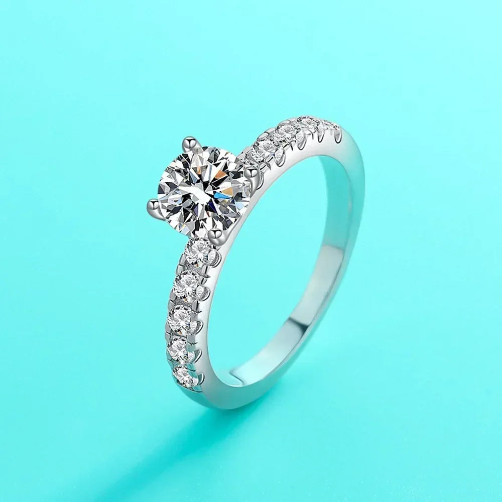 Cbtb Exquisite D Colur 1-3 Carat Moissanite Four Claw