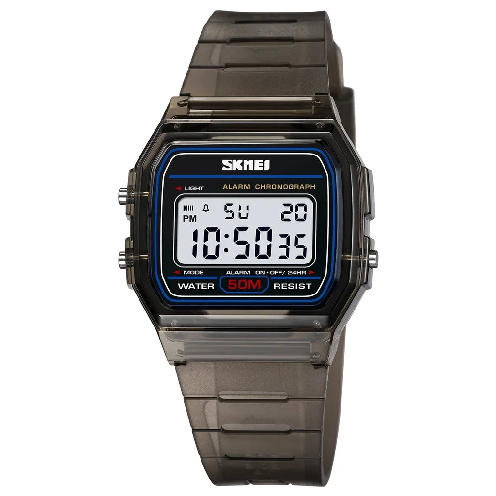 SKMEI 2056 Waterproof Sports Watch for Men Women - black