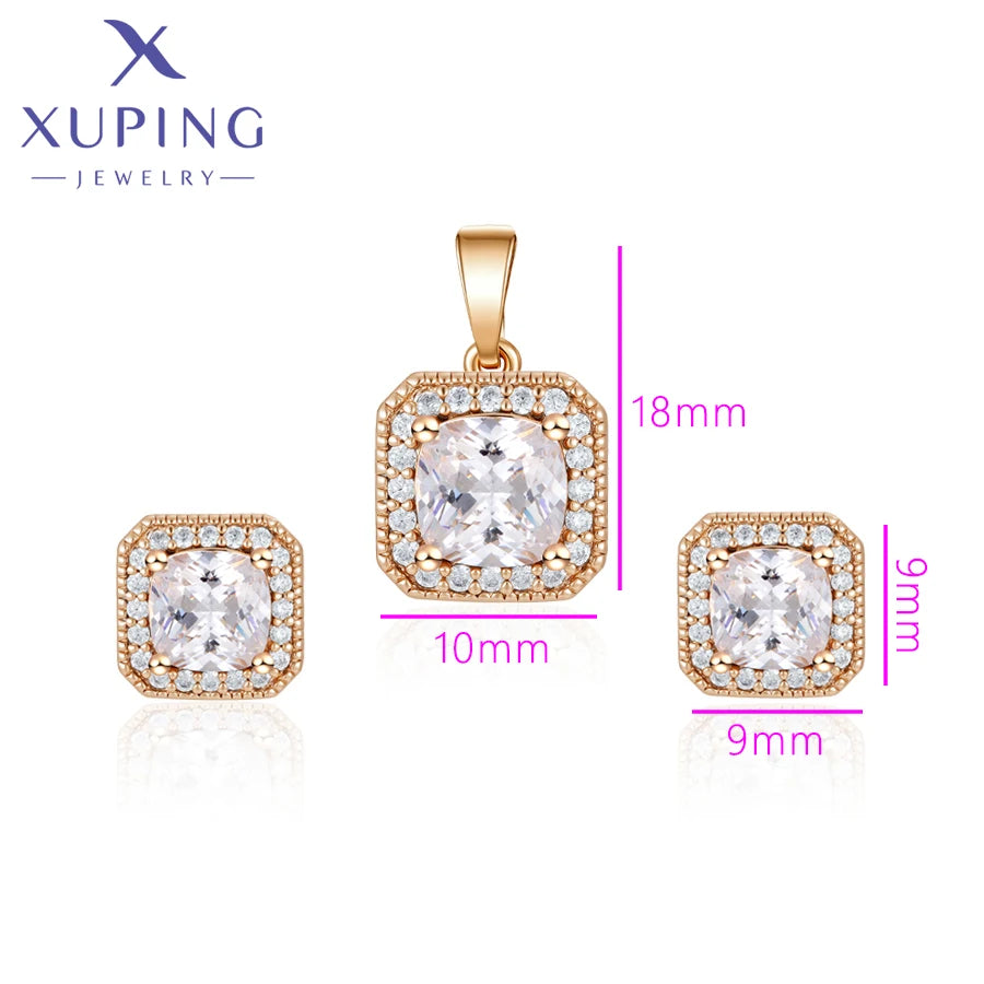 Xuping Jewelry Hot Sales Trendy Fashion Square Shaped