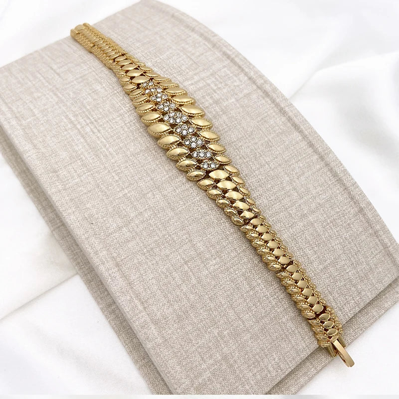 High Quality Dubai Gold Plated Jewelry Set For