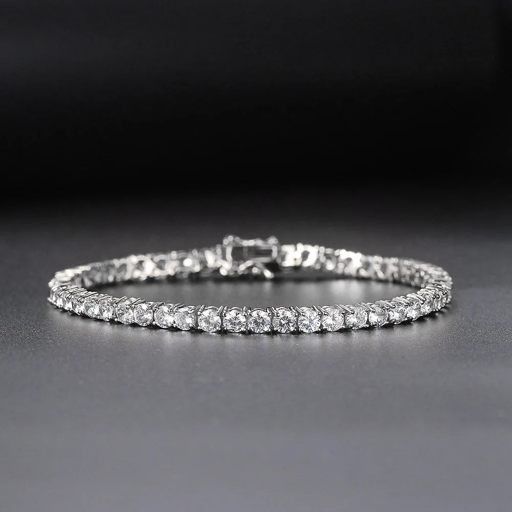 Factory Price D VVS1 Moissanite Tennis Bracelet 925