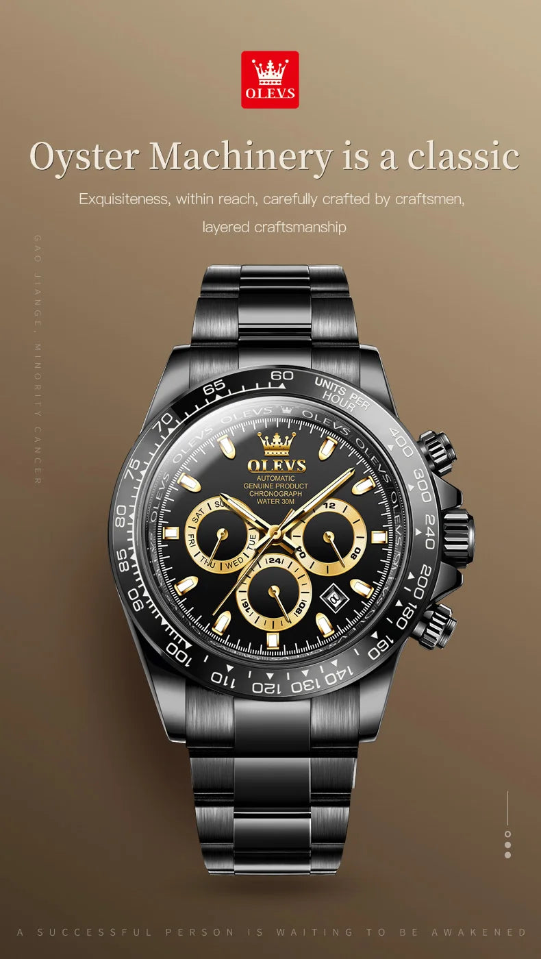 Olevs 6638 Fashion Men's Original Automatic Mechan