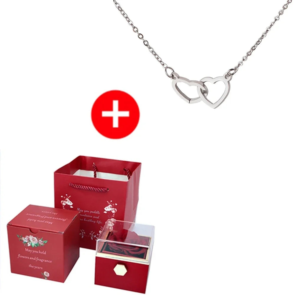 Custom Names Heart Necklace Personalized Jewelry - Style 2