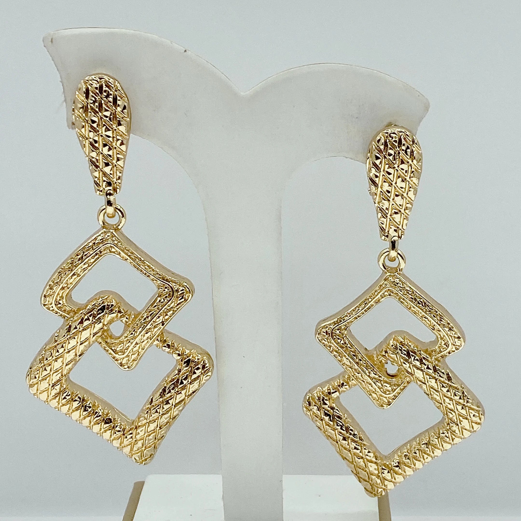 New Design Italian Gold Earrings For Women Big