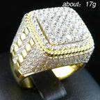 14K Gold Ring for men Natural 2 Carat Diamond with