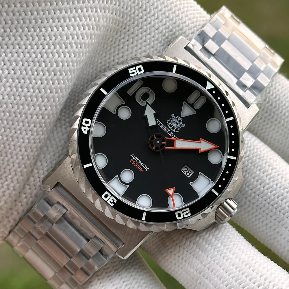 Steeldive 2025 New In Blue Luminous 46.5MM 25000M