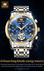 Olevs Automatische mechanische Uhr für Herren Datum