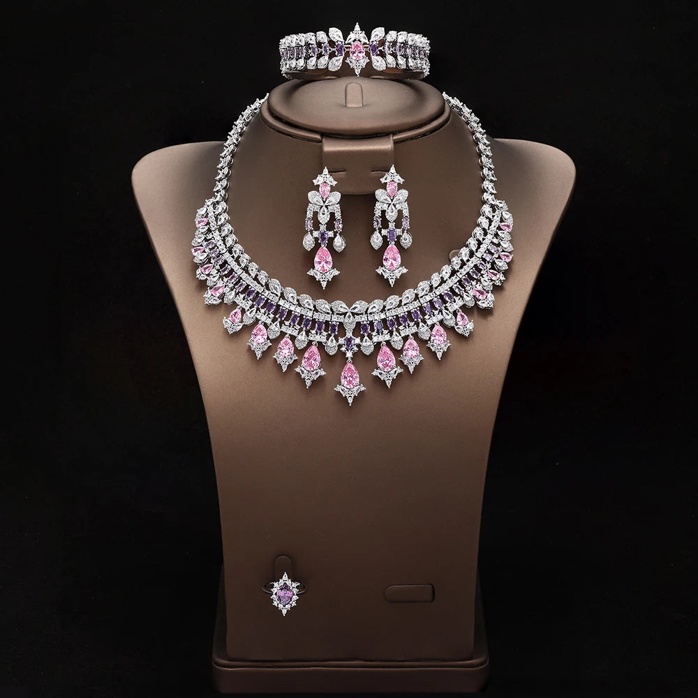 Hibride New Elegant and Personalized Pink Necklace
