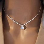 LOUTF 1CT Sparkling Luxury Moissanite Diamond White