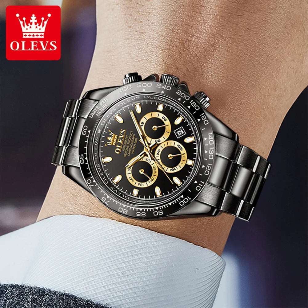Olevs 6638 Fashion Men's Original Automatic Mechan