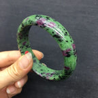 Red and Green Treasure Bracelet, Women's, Flat.