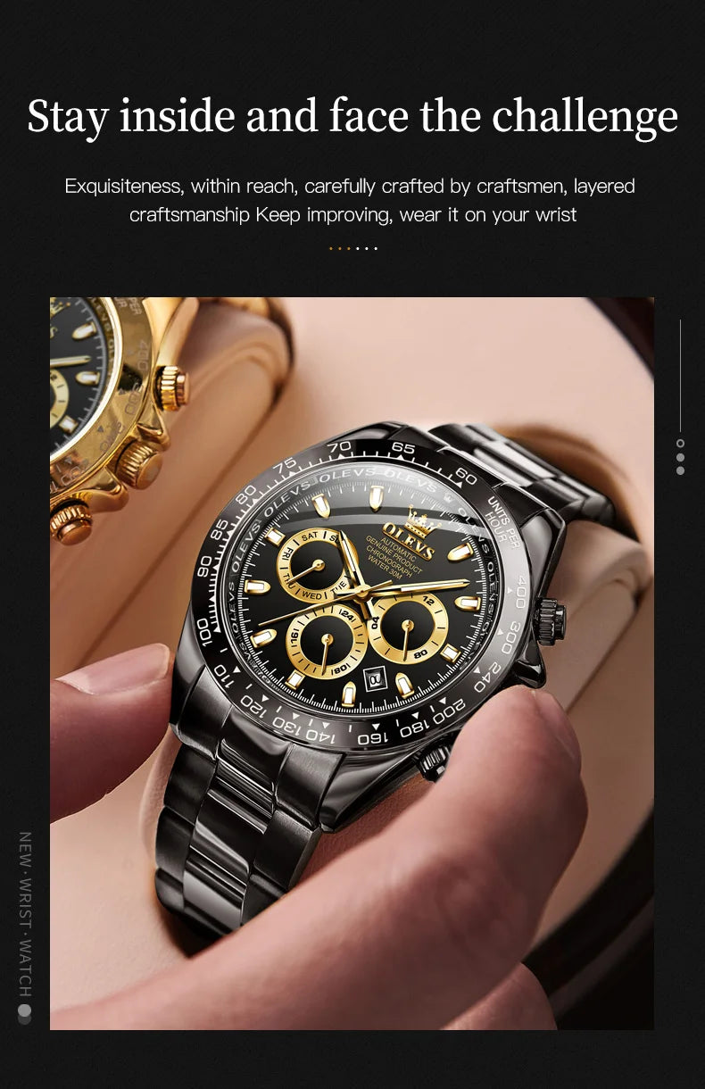 Olevs 6638 Fashion Men's Original Automatic Mechan