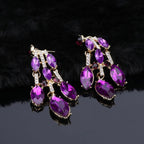 Crystal Bridal Jewelry Sets Wedding Party Costume.