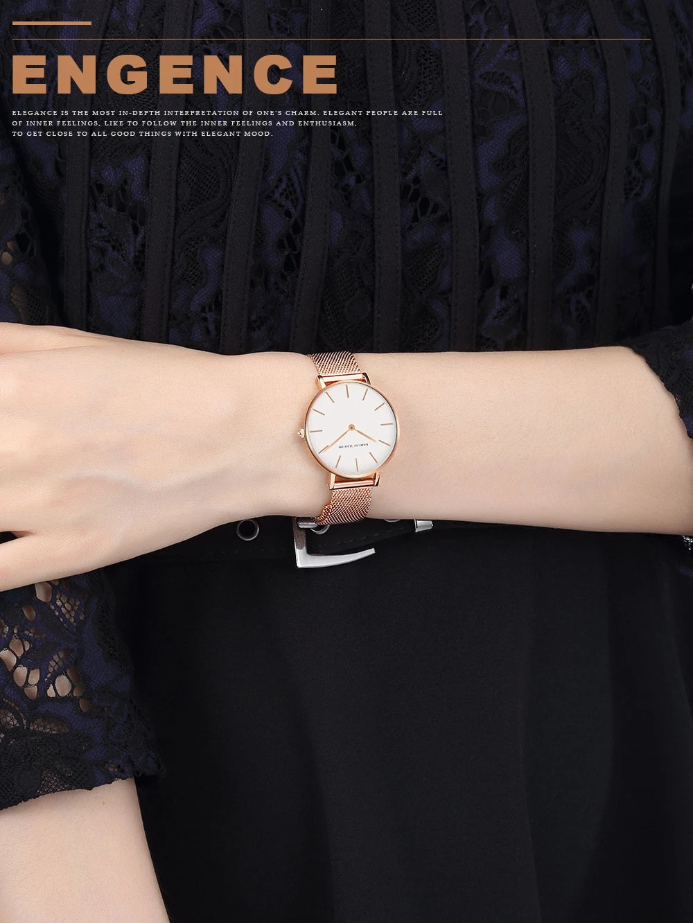 2023 New Women Bracelet Watch 1 Set Japan Quartz