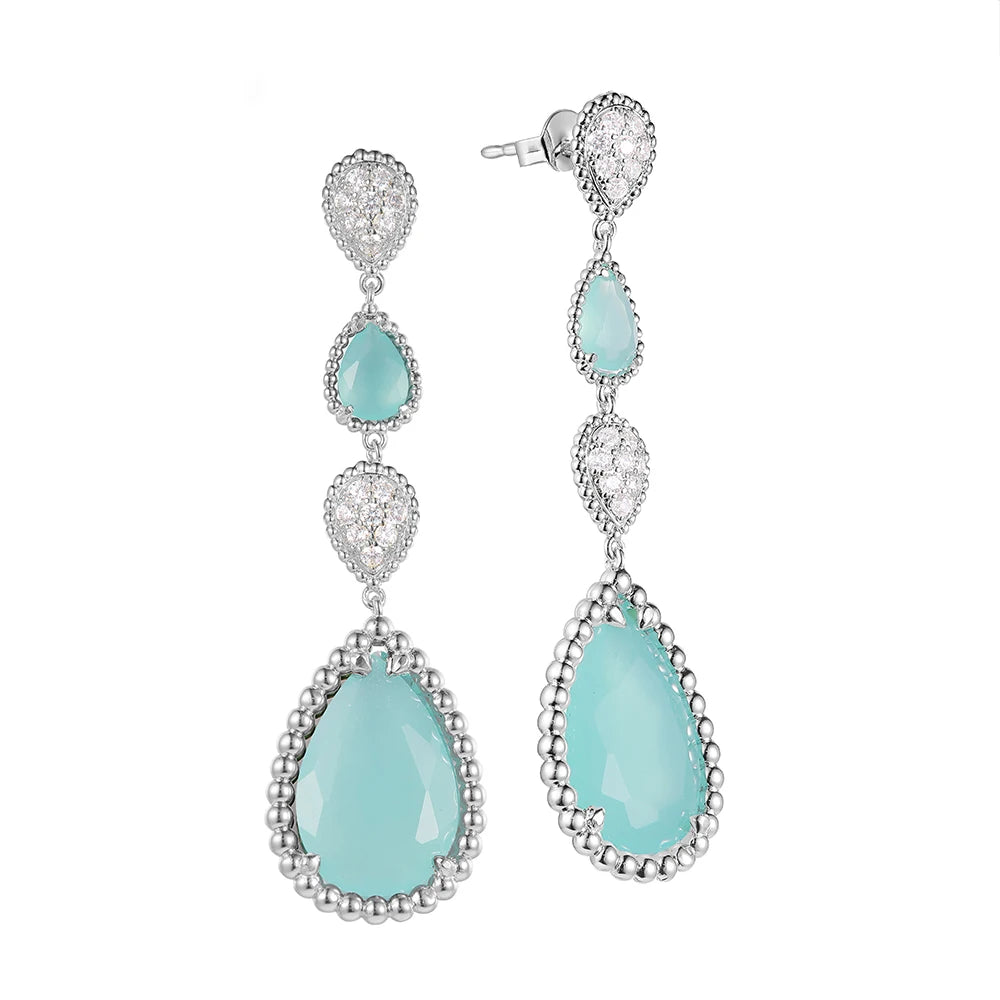 Apir Garnet Water Drop Earrings for Woman Bohemian