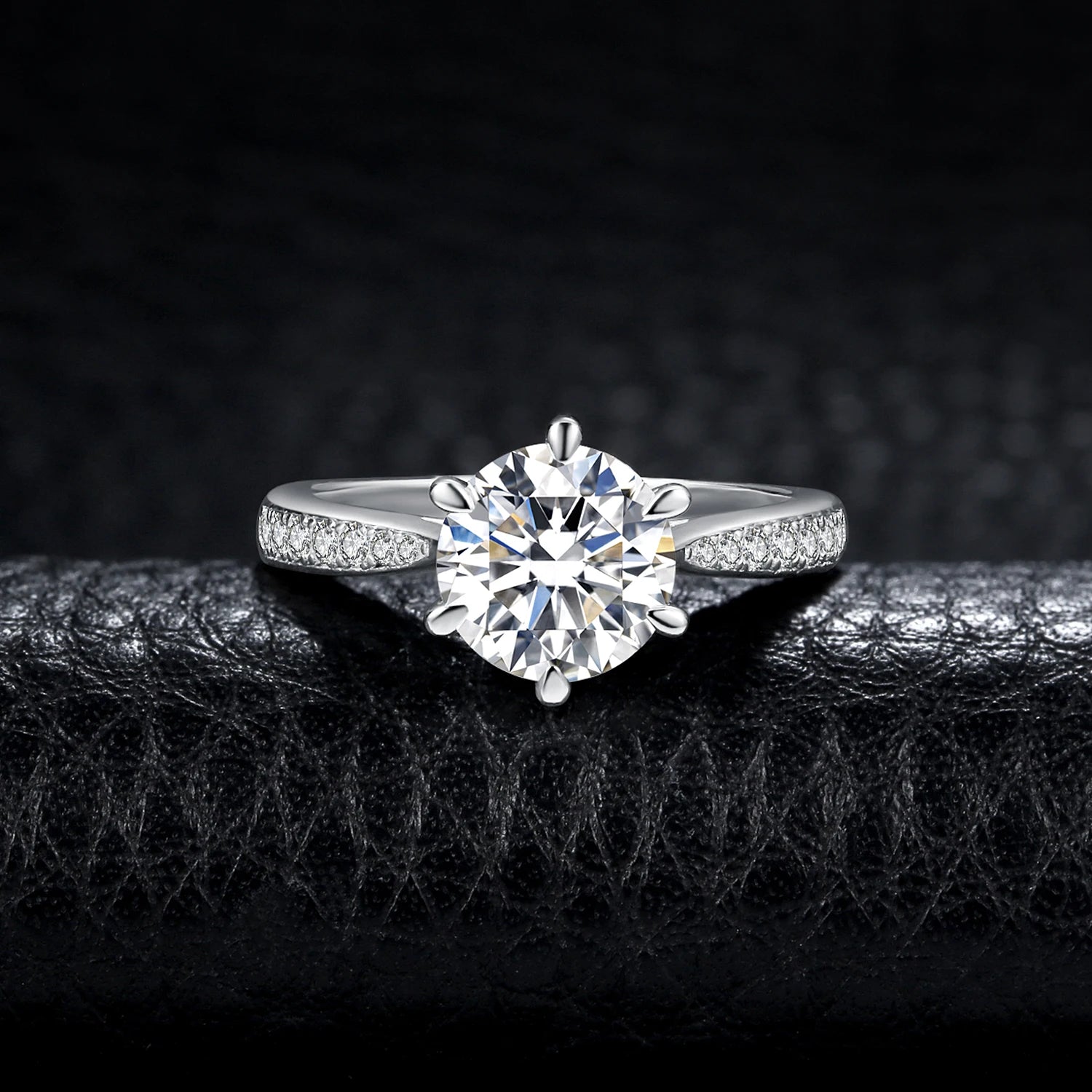 JewelryPalace Moissanite D Color 0.5ct 1ct 1.5ct 2ct
