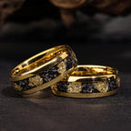 8MM Meteorit Wolframring für Herren Modeschmuck