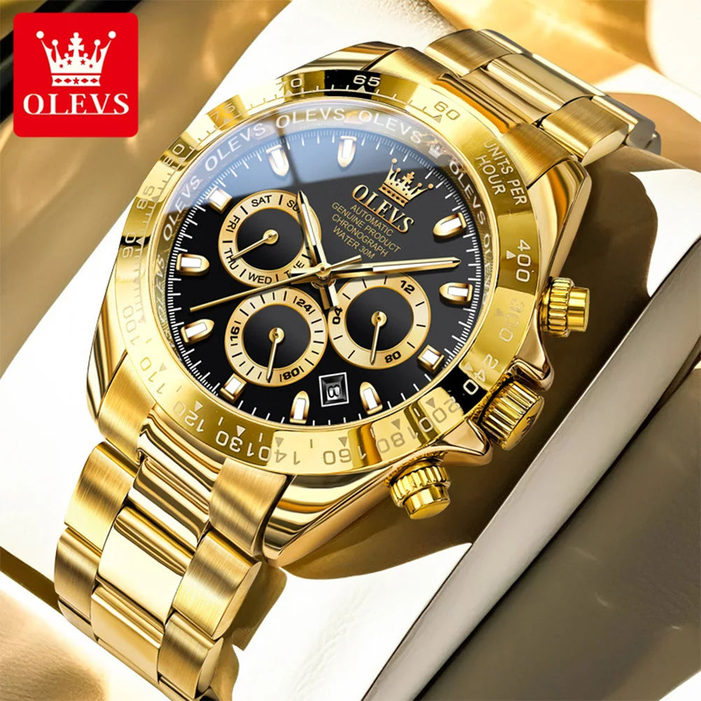 Olevs 6638 Fashion Men's Original Automatic Mechan