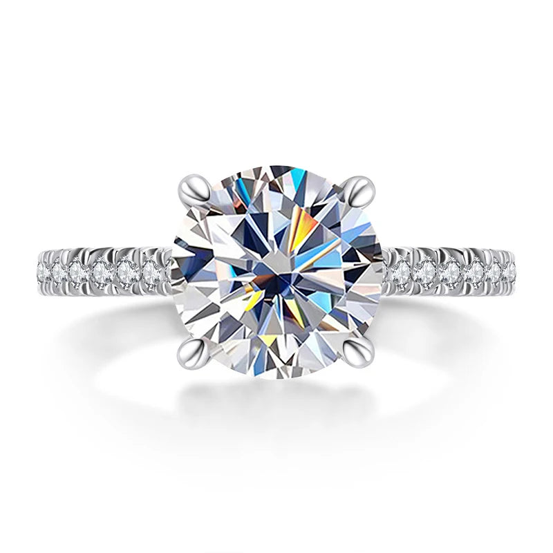JoyceJelly 2CT 3CT Portuguese Cutting Moissanite