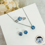 Ensemble de bijoux en moissanite JoyceJelly avec couleur D 1CT